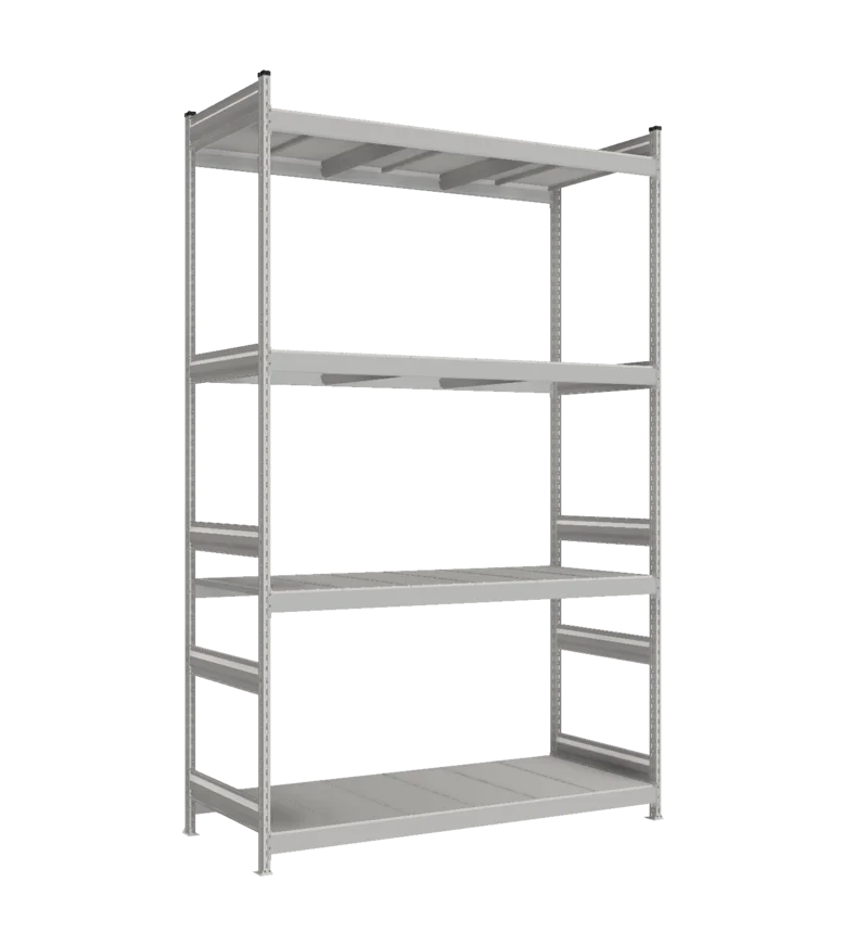 Стеллаж СТ-023 - RAL 7038 - 3000 - 800 - 1800 - RAL 7038 - 4