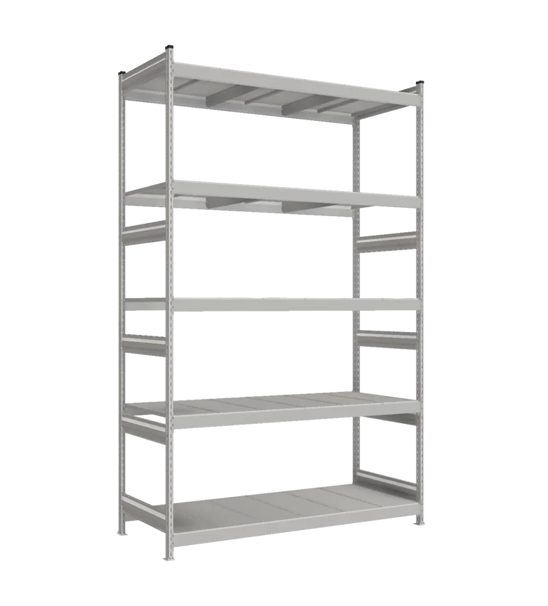 Стеллаж СТ-023 - RAL 7038 - 3000 - 800 - 1800 - Цинк - 5