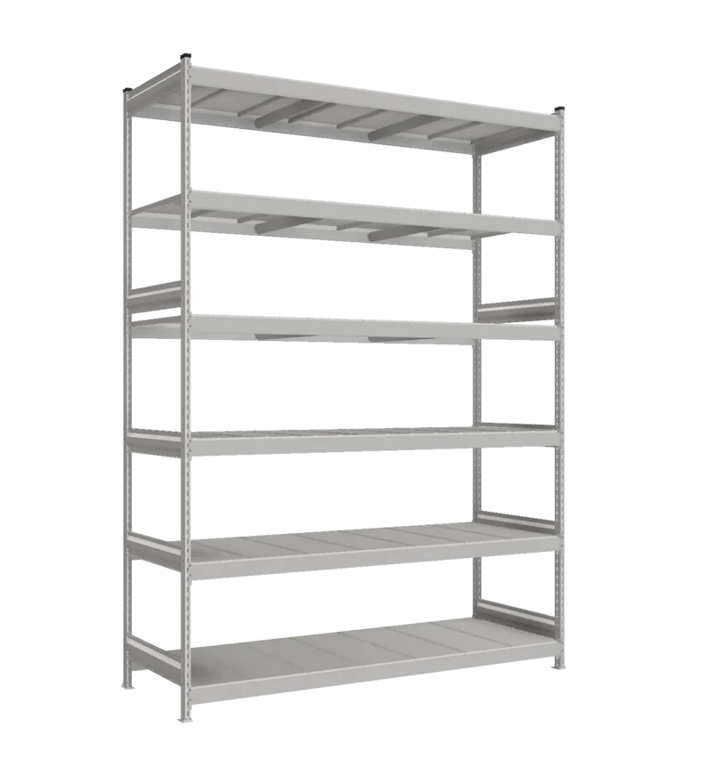 Стеллаж СТ-023 - RAL 7038 - 3000 - 800 - 2100 - Цинк - 6