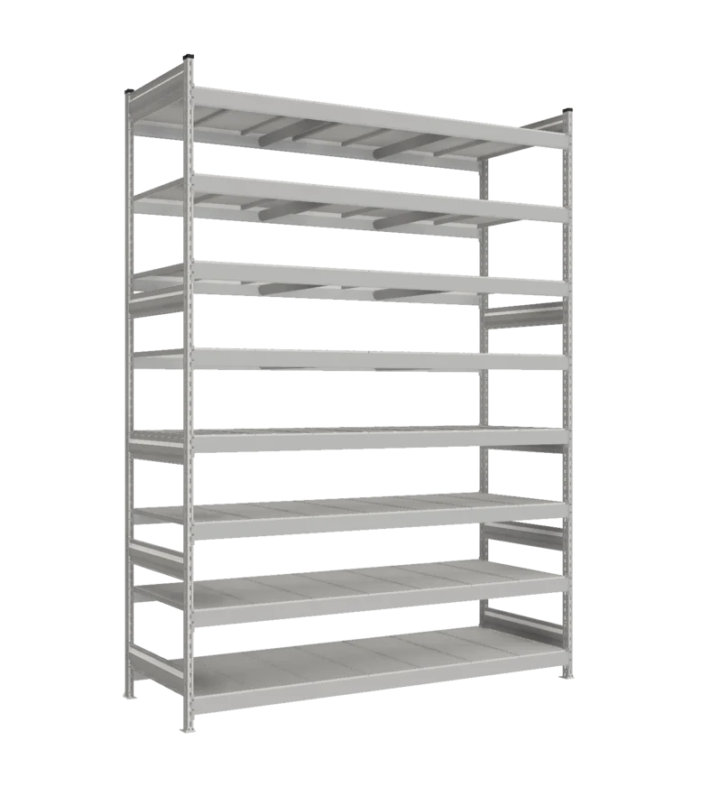 Стеллаж СТ-023 - RAL 7038 - 3000 - 800 - 2100 - Цинк - 8