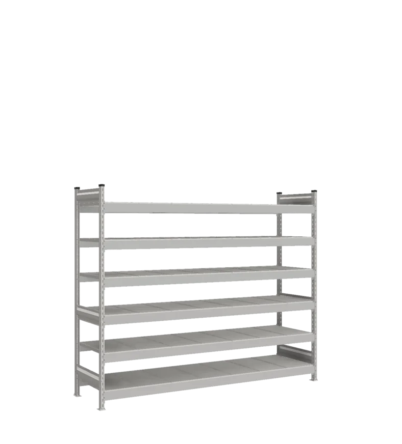Стеллаж СТ-023 - Цинк - 1800 - 600 - 2100 - Цинк - 6