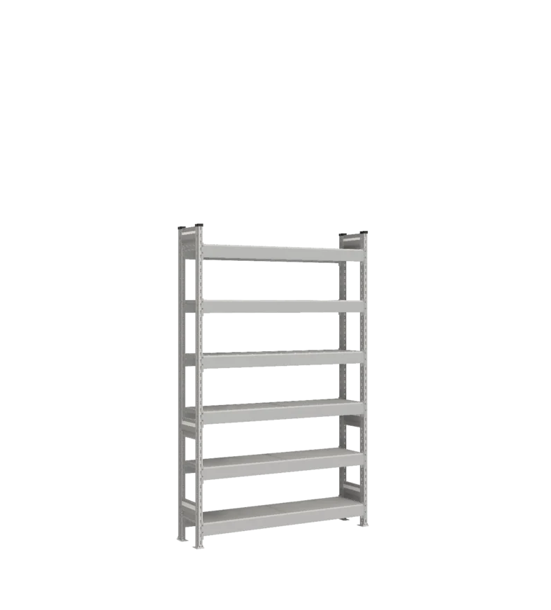 Стеллаж СТ-023 - Цинк - 2000 - 300 - 1200 - Цинк - 6