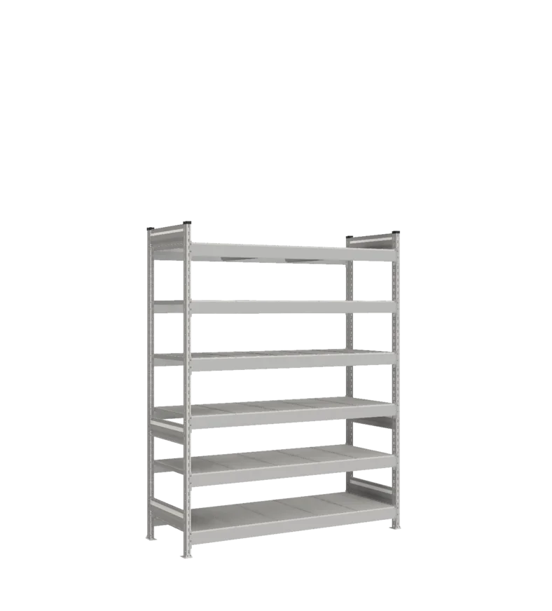 Стеллаж СТ-023 - Цинк - 2000 - 600 - 1500 - Цинк - 6