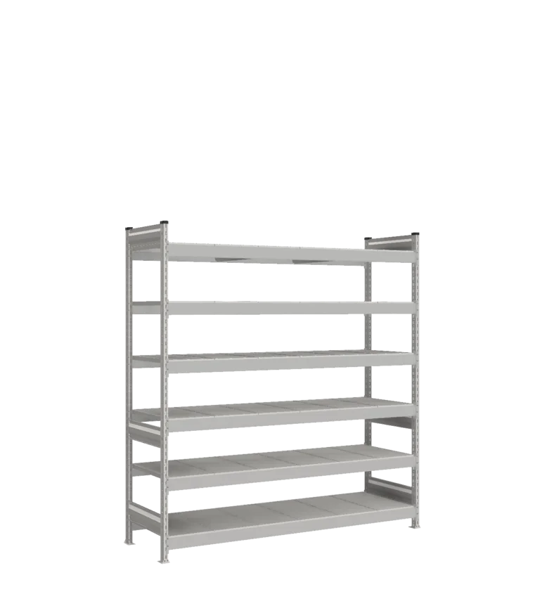 Стеллаж СТ-023 - Цинк - 2000 - 600 - 1800 - RAL 7038 - 6