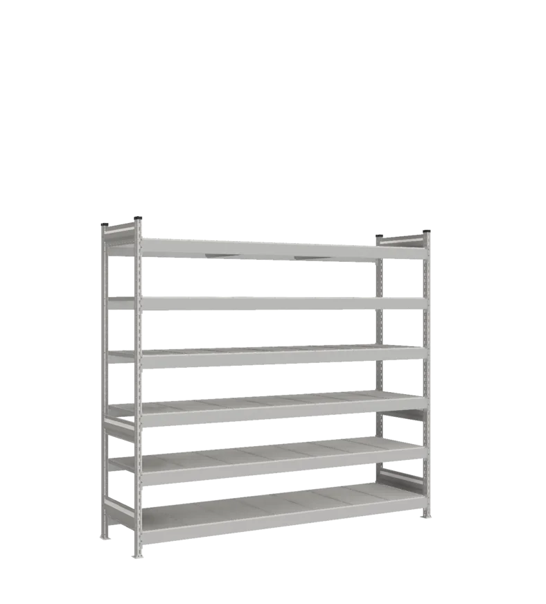 Стеллаж СТ-023 - Цинк - 2000 - 600 - 2100 - Цинк - 6