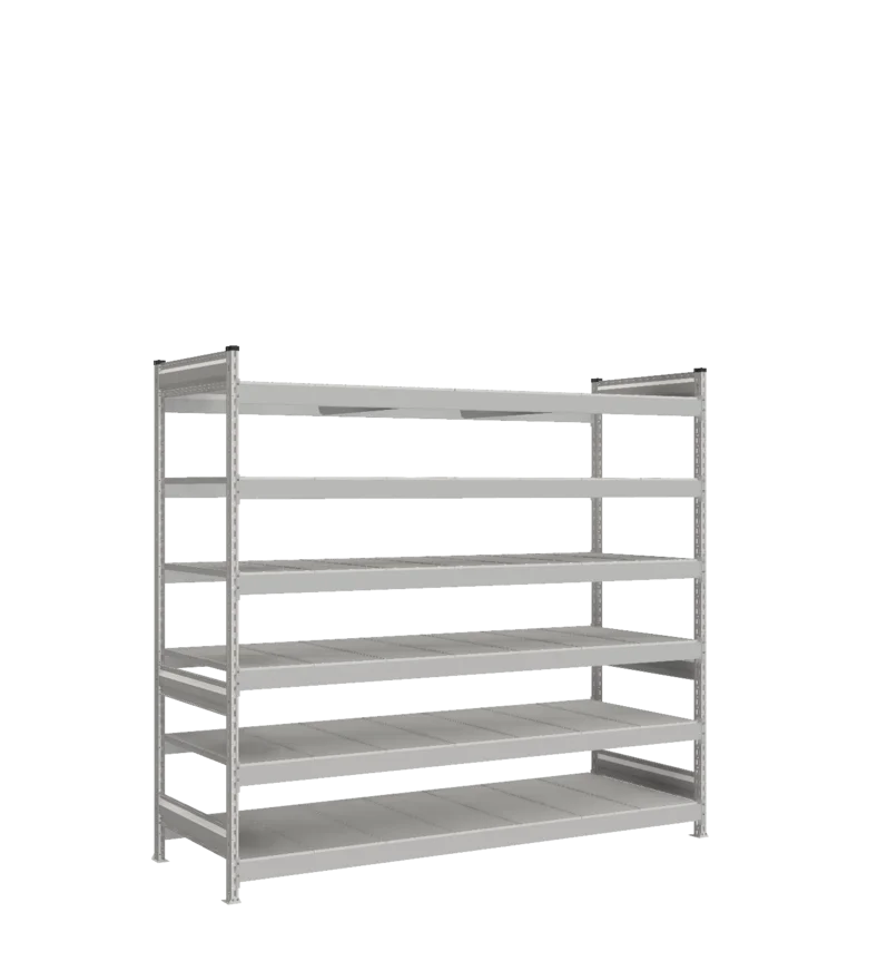 Стеллаж СТ-023 - Цинк - 2000 - 800 - 2100 - Цинк - 6