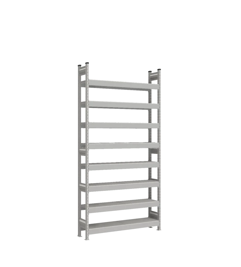 Стеллаж СТ-023 - Цинк - 2500 - 300 - 1200 - Цинк - 8