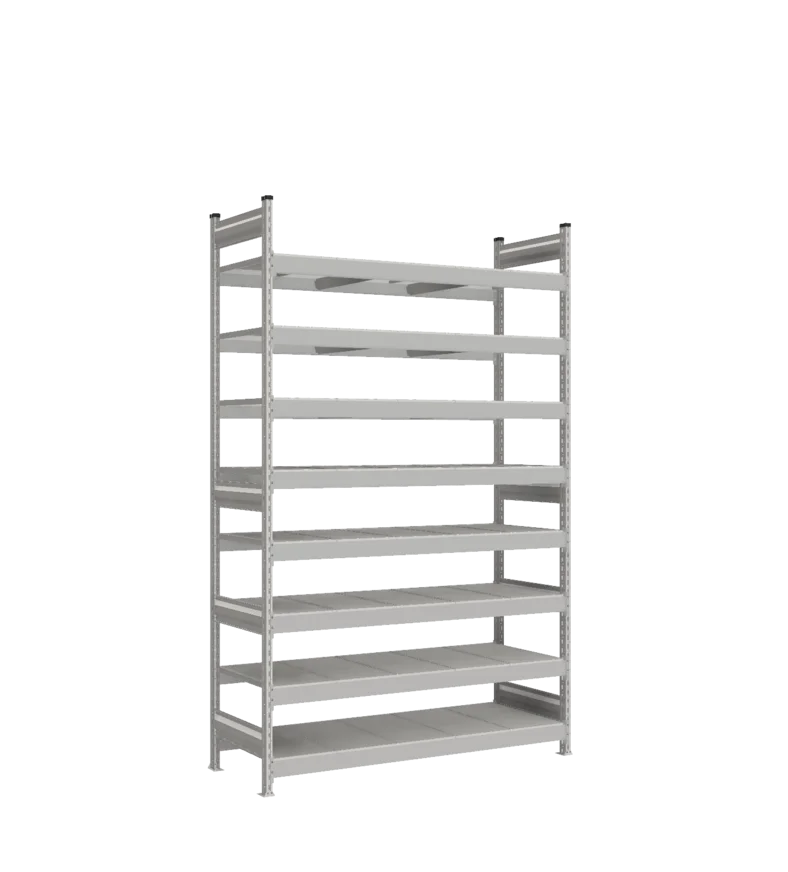 Стеллаж СТ-023 - Цинк - 2500 - 600 - 1500 - Цинк - 8