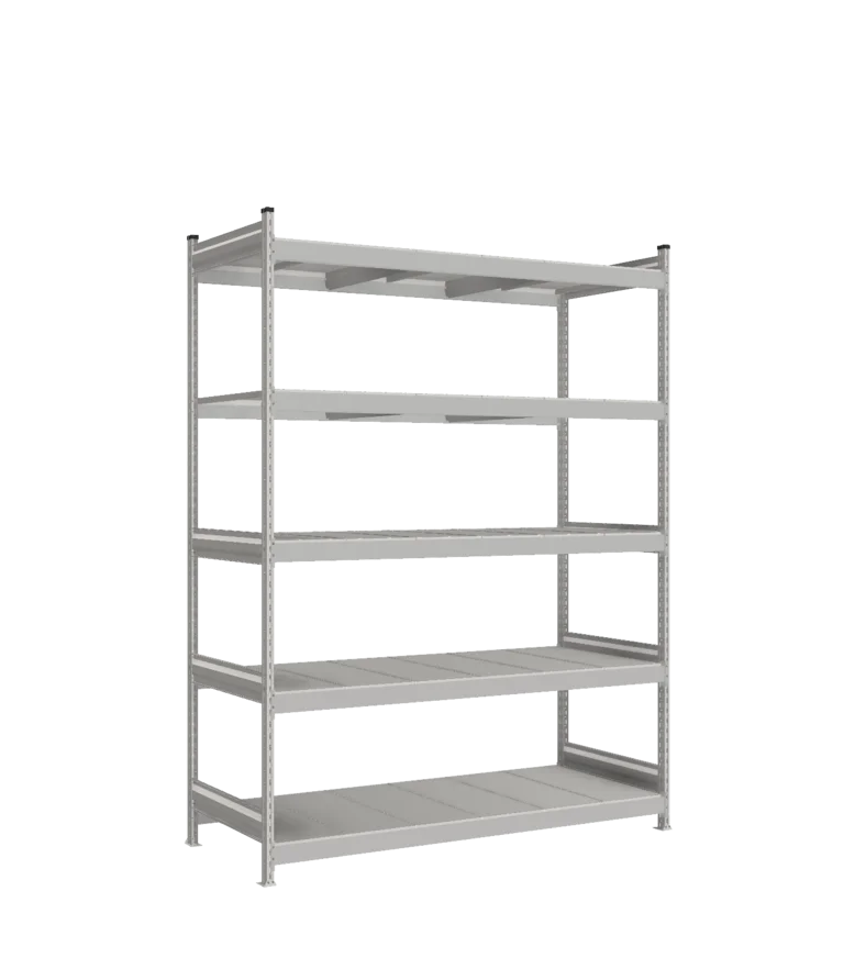 Стеллаж СТ-023 - Цинк - 2500 - 800 - 1800 - Цинк - 5