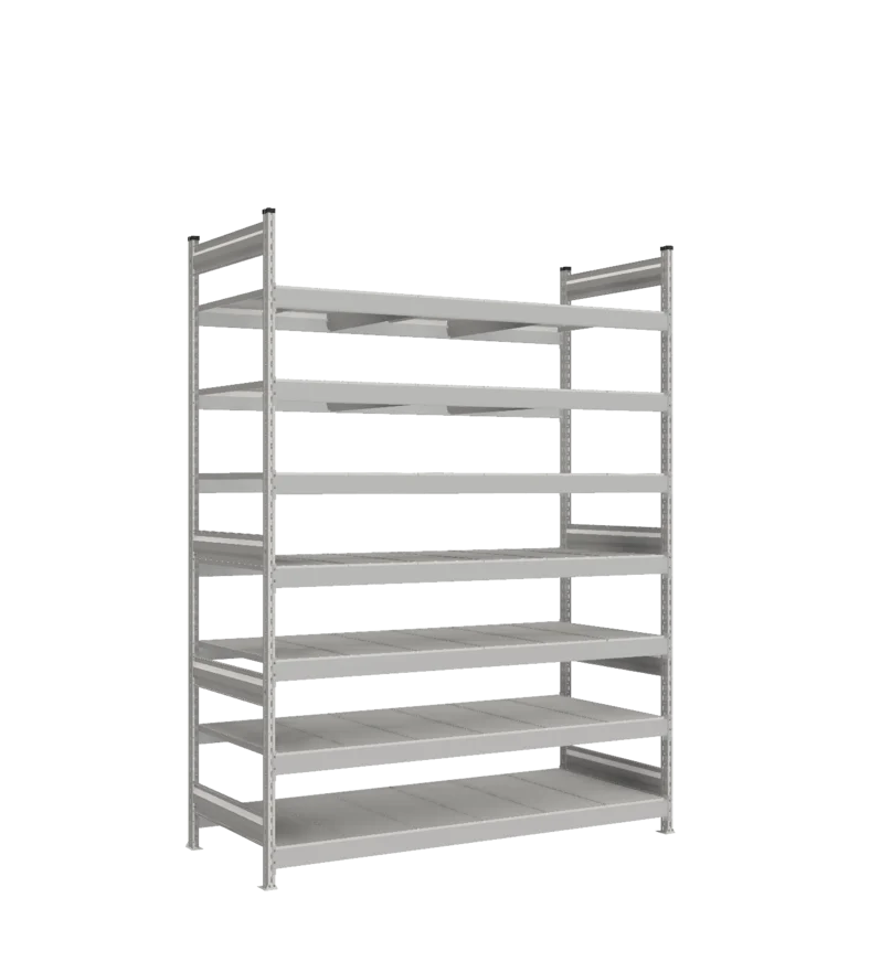 Стеллаж СТ-023 - Цинк - 2500 - 800 - 1800 - Цинк - 7