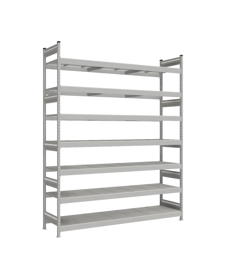 Стеллаж СТ-023 - Цинк - 2500 - 600 - 2100 - Цинк - 7