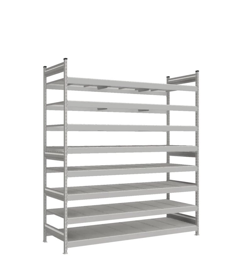 Стеллаж СТ-023 - Цинк - 2500 - 800 - 2100 - RAL 7038 - 8