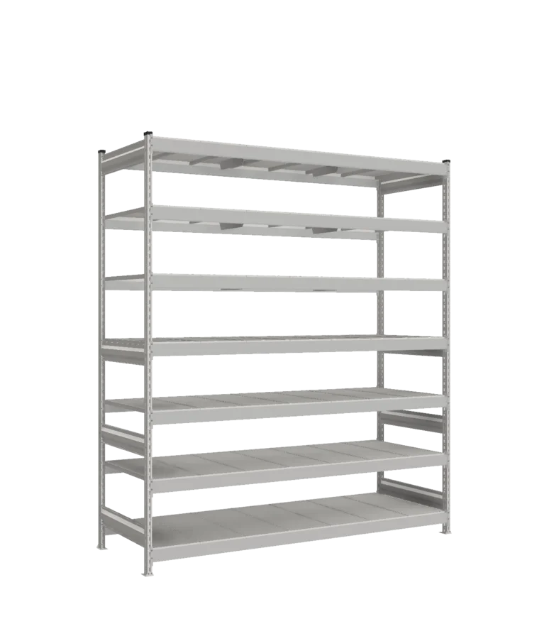 Стеллаж СТ-023 - Цинк - 2500 - 800 - 2100 - Цинк - 7