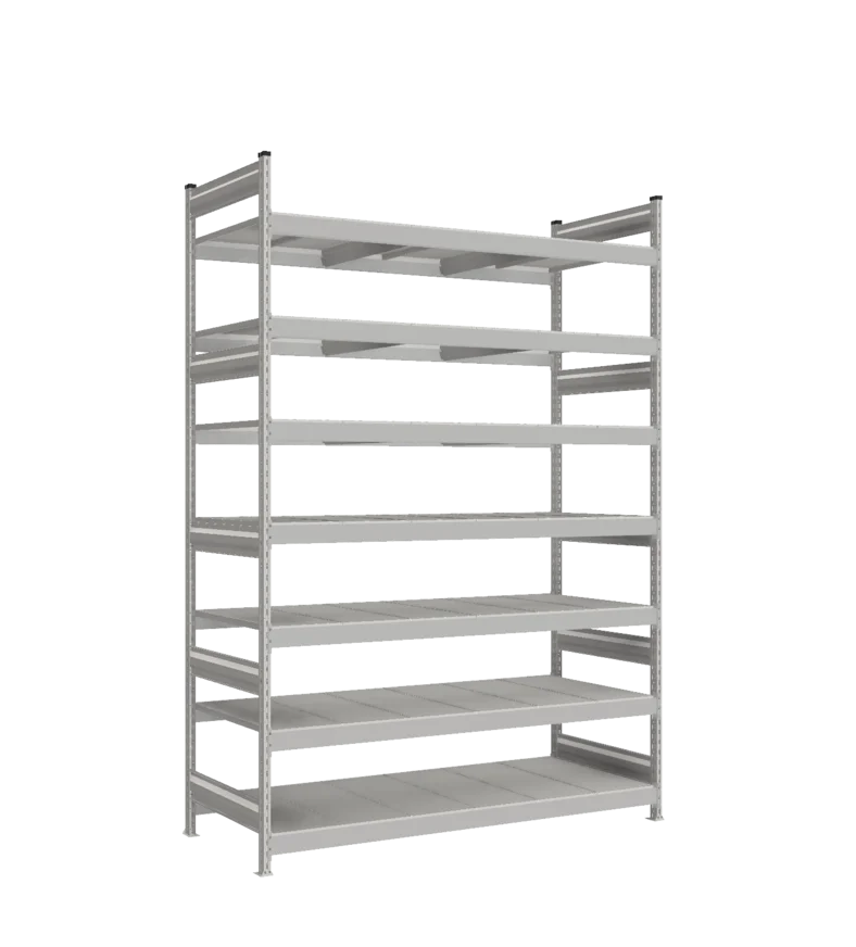 Стеллаж СТ-023 - Цинк - 2700 - 800 - 1800 - RAL 7038 - 7