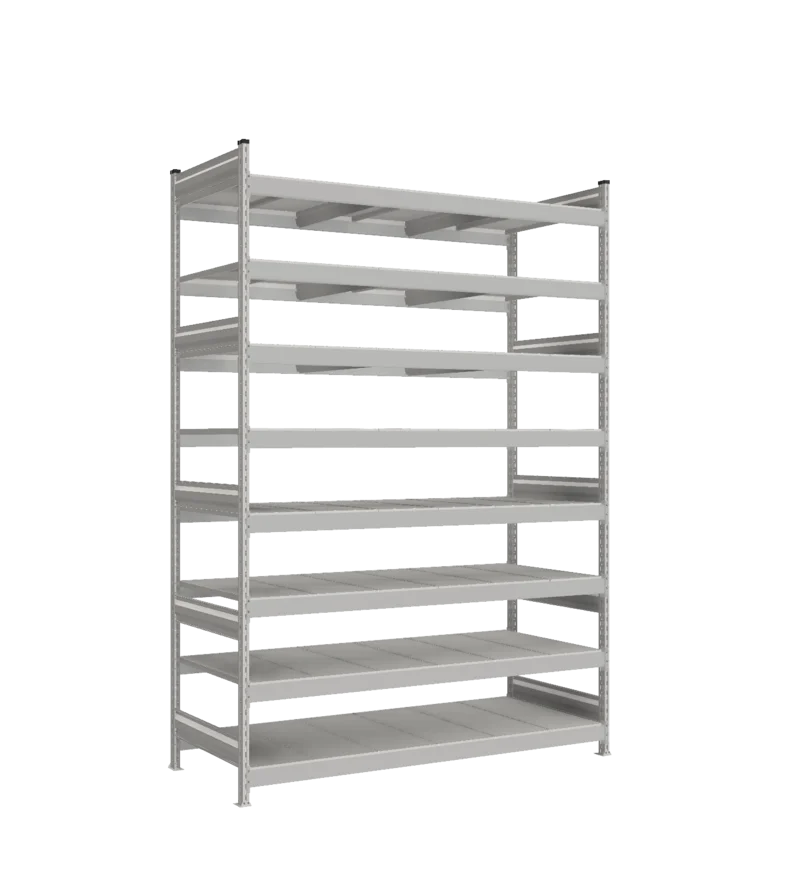 Стеллаж СТ-023 - Цинк - 2700 - 800 - 1800 - Цинк - 8