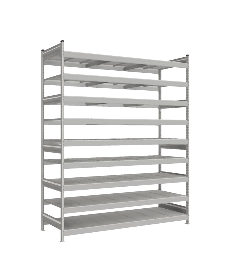 Стеллаж СТ-023 - Цинк - 2700 - 800 - 2100 - RAL 7038 - 9