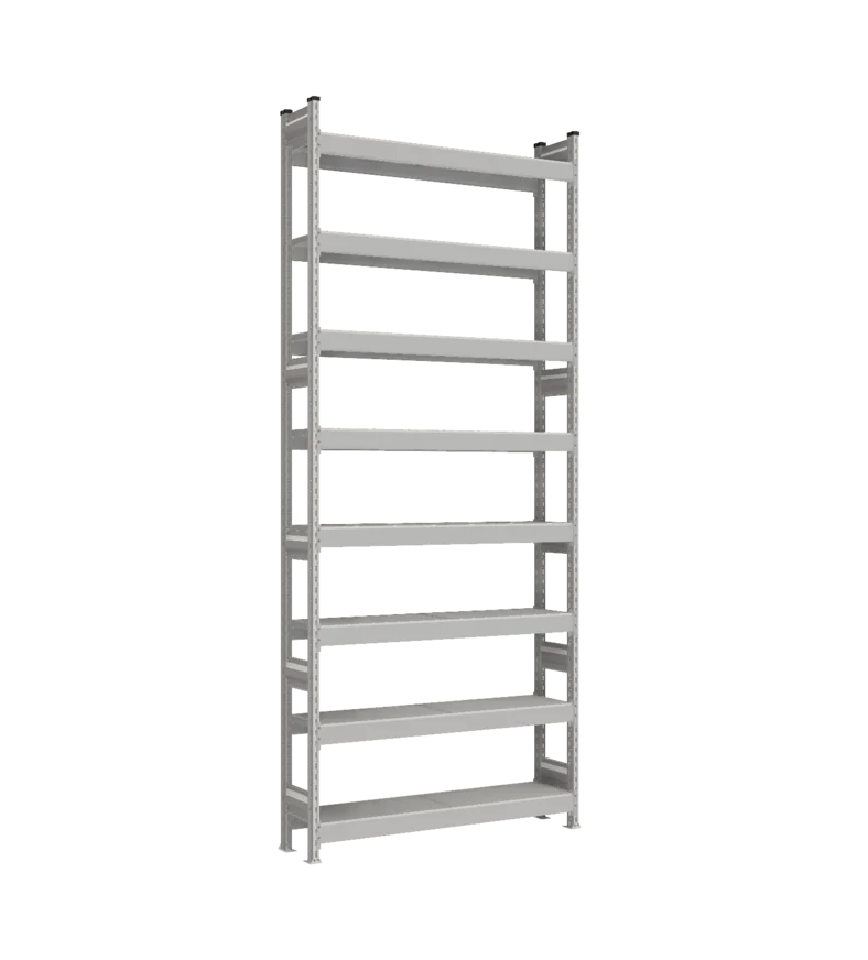 Стеллаж СТ-023 - Цинк - 3000 - 300 - 1200 - RAL 7038 - 8