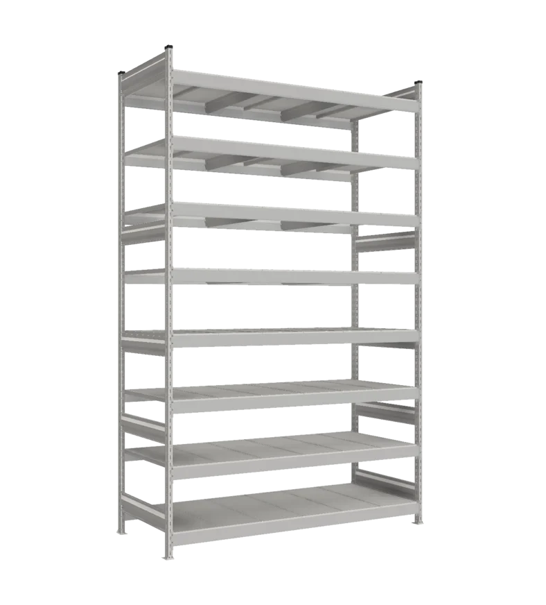 Стеллаж СТ-023 - Цинк - 3000 - 800 - 1800 - RAL 7038 - 8