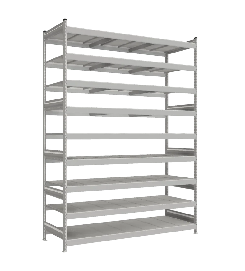 Стеллаж СТ-023 - Цинк - 3000 - 800 - 2100 - Цинк - 9