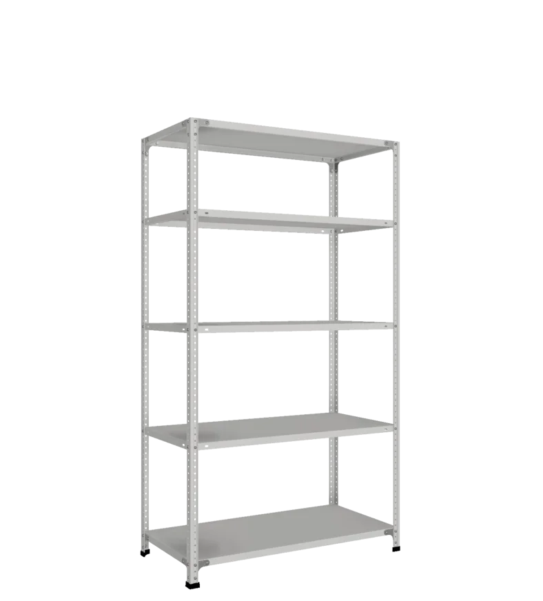 СТ-011 Стеллаж h1800х1000х500_5 полок_с 2 рёбрами жёсткости