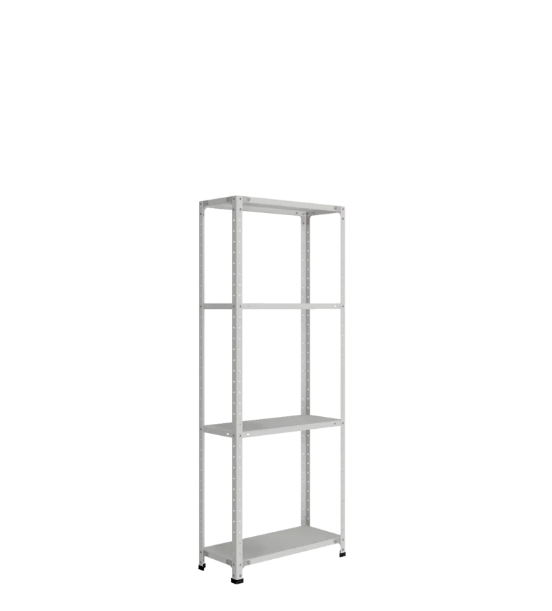 СТ-012 х 1800 х 700 х окрашен. х 300 х 4 полки х RAL 7038 х Без рёбер жёсткости