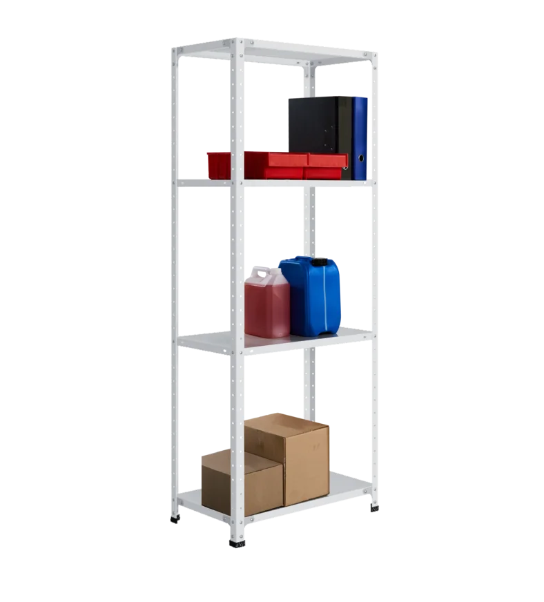 СТ-012 х 1800 х 700 х окрашен. х 400 х 4 полки х RAL 7038 х Без рёбер жёсткости