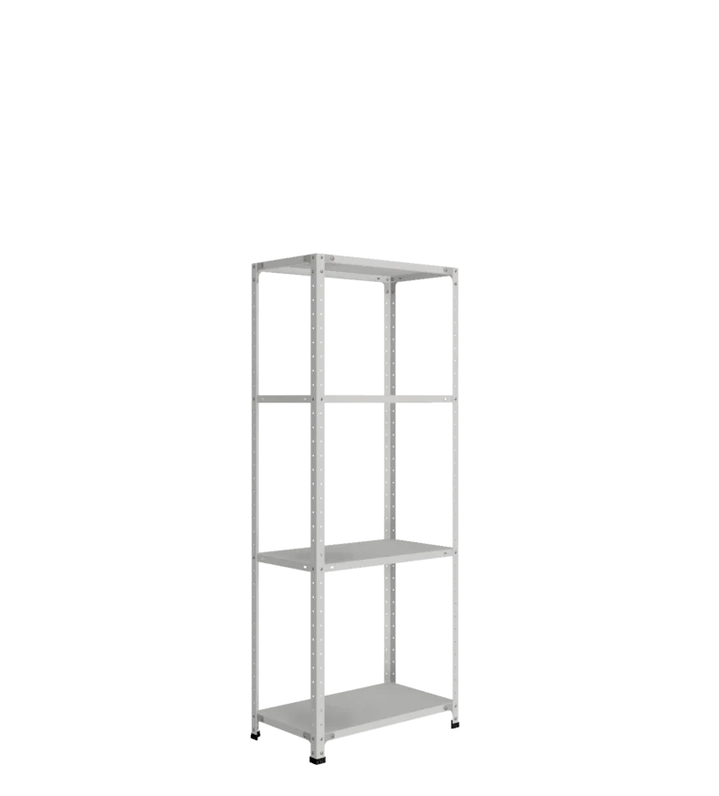 СТ-012 х 1800 х 700 х окрашен. х 400 х 4 полки х RAL 7038 х Без рёбер жёсткости