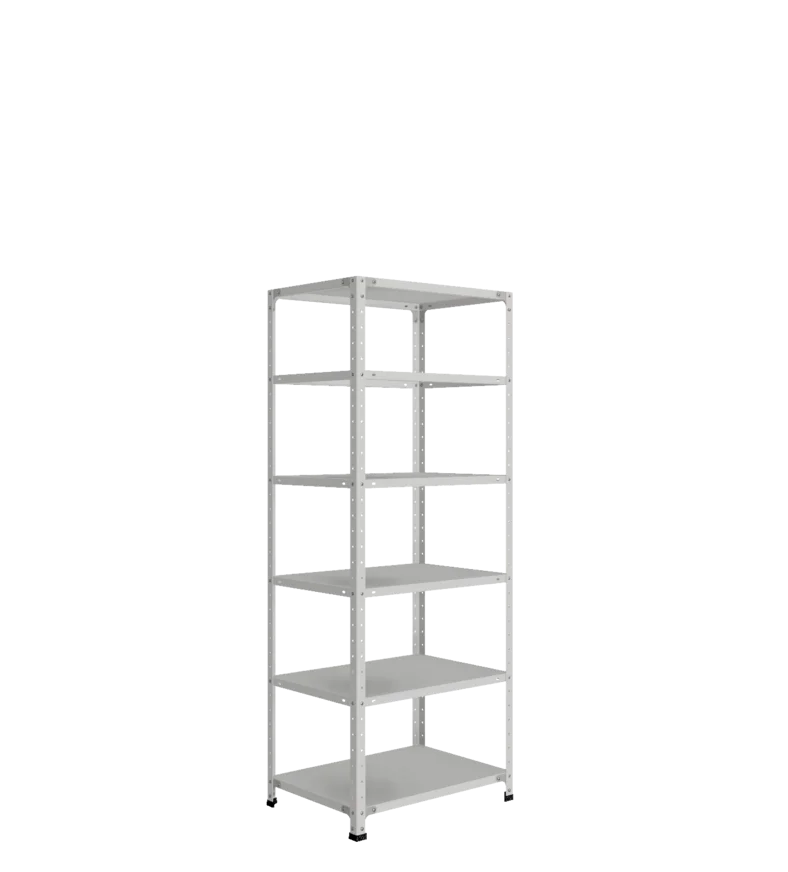 СТ-012 х 1800 х 700 х окрашен. х 500 х 6 полок х RAL 7038 х Без рёбер жёсткости