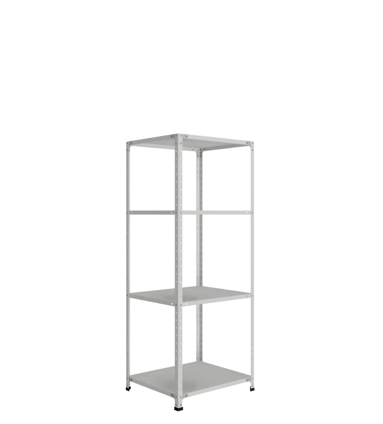 СТ-012 х 1800 х 700 х окрашен. х 600 х 4 полки х Цинк х Без рёбер жёсткости