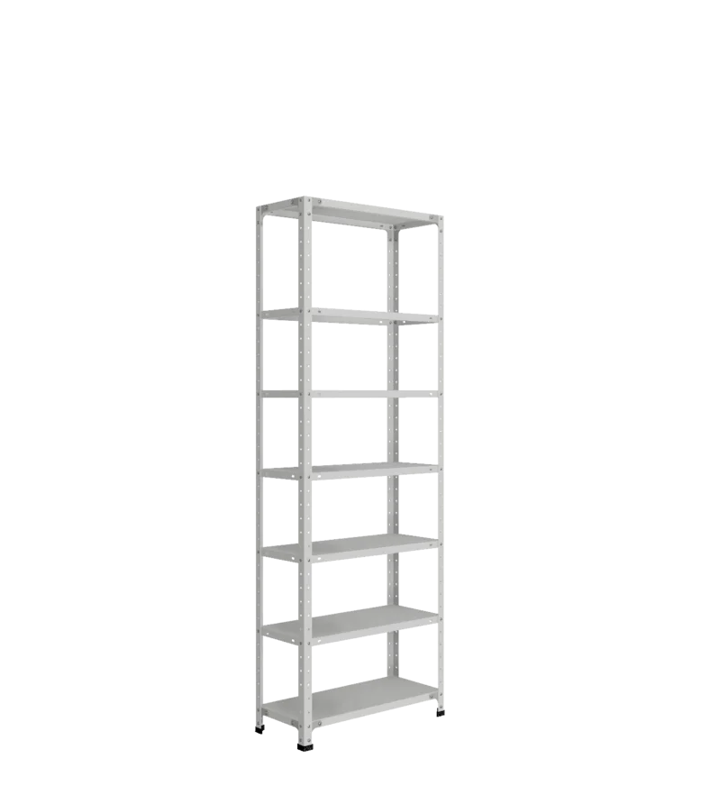 СТ-012 х 2000 х 700 х окрашен. х 300 х 7 полок х RAL 7038 х Без рёбер жёсткости
