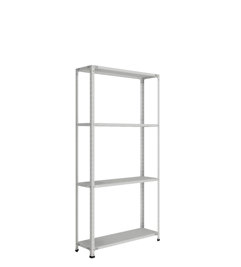 СТ-012 х 2000 х 1000 х окрашен. х 300 х 4 полки х Цинк х Без рёбер жёсткости