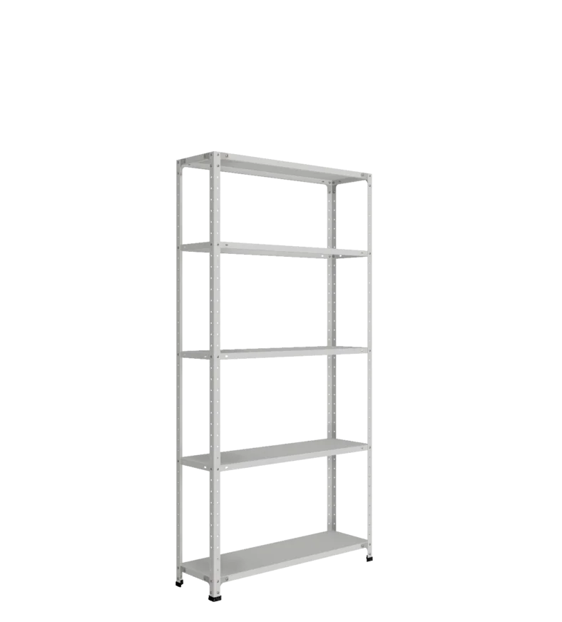 СТ-012 х 2000 х 1000 х окрашен. х 300 х 5 полок х RAL 7038 х Без рёбер жёсткости