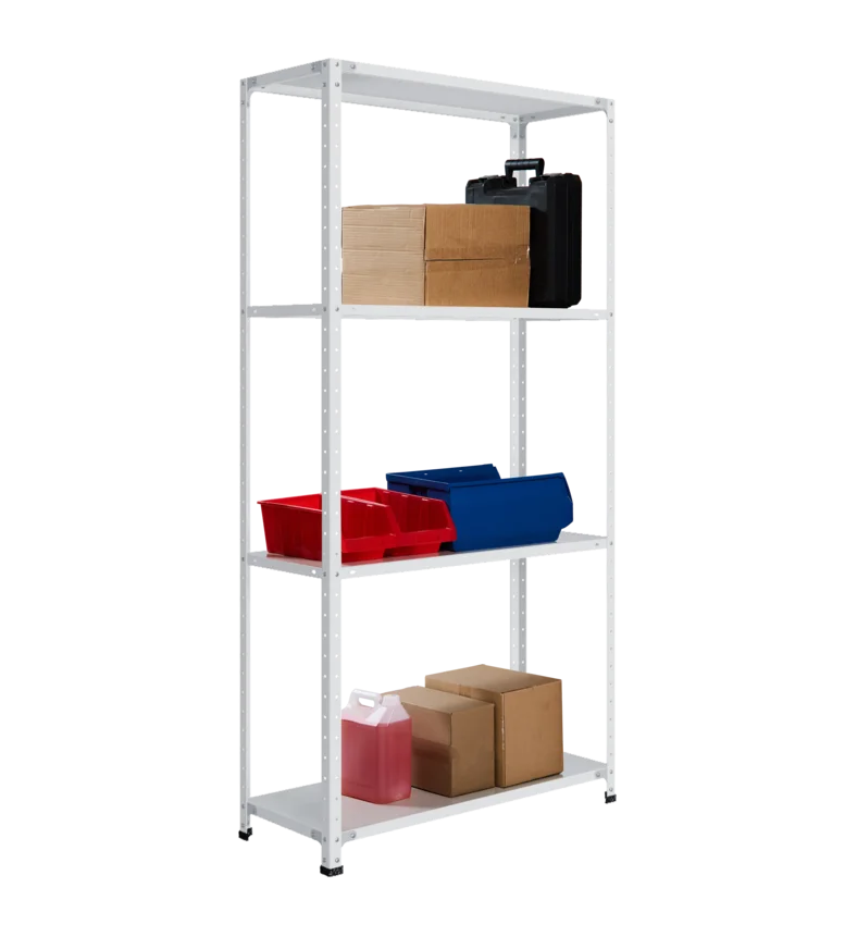 СТ-012 х 2000 х 1000 х окрашен. х 400 х 4 полки х RAL 7038 х Без рёбер жёсткости