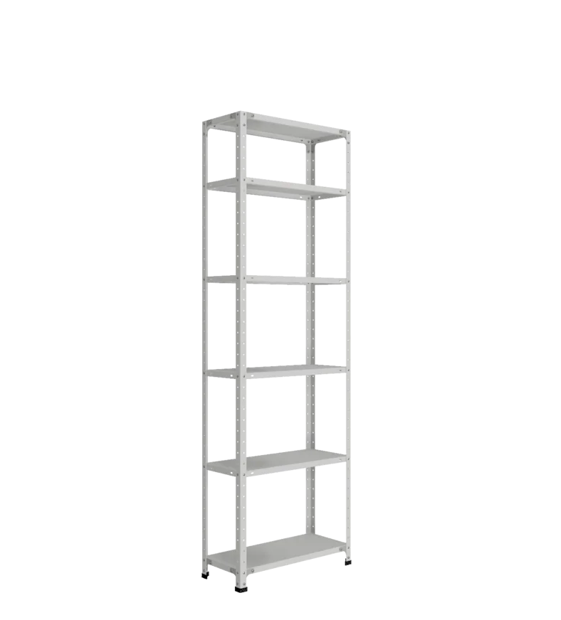 СТ-012 х 2200 х 700 х окрашен. х 300 х 6 полок х Цинк х Без рёбер жёсткости