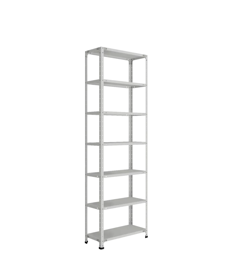 СТ-012 х 2200 х 700 х окрашен. х 300 х 7 полок х RAL 7038 х Без рёбер жёсткости