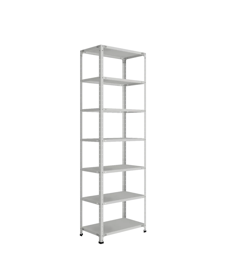 СТ-012 х 2200 х 700 х окрашен. х 400 х 7 полок х RAL 7038 х Без рёбер жёсткости