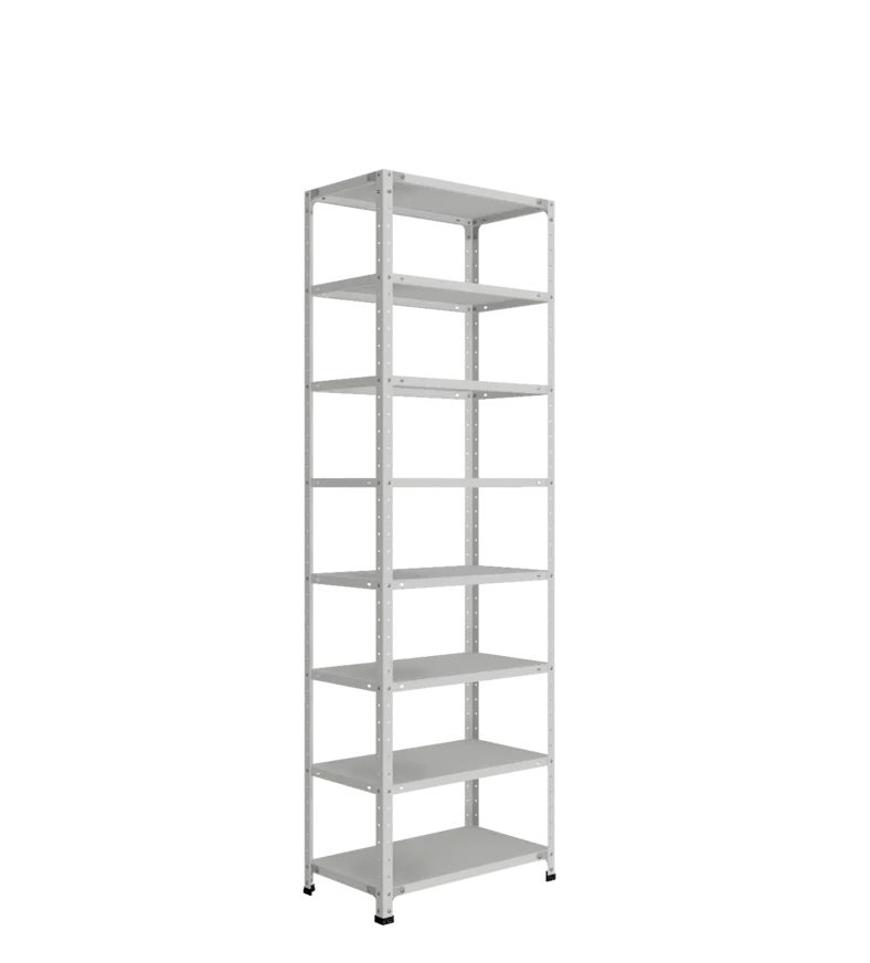 СТ-012 х 2200 х 700 х окрашен. х 400 х 8 полок х RAL 7038 х Без рёбер жёсткости