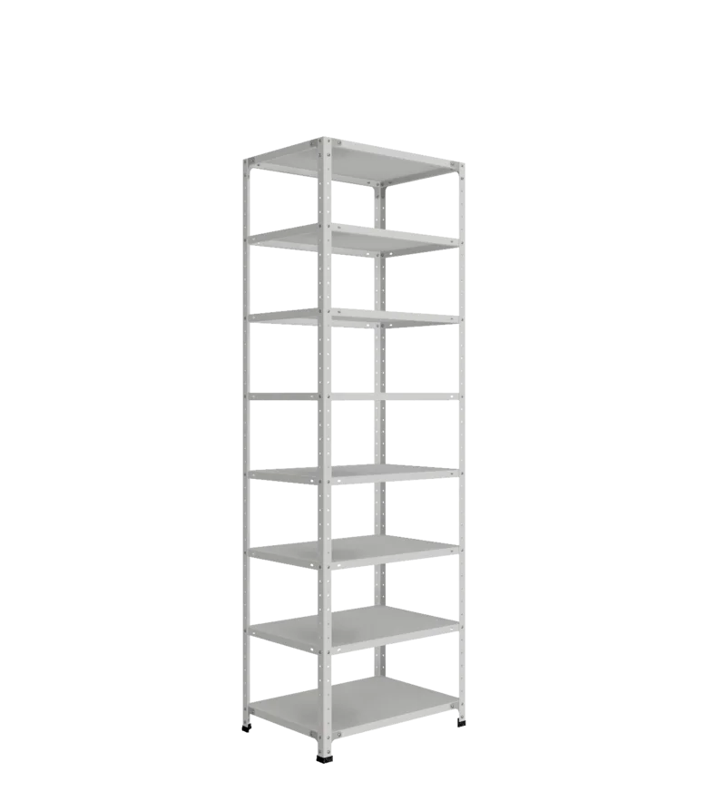 СТ-012 х 2200 х 700 х окрашен. х 500 х 8 полок х RAL 7038 х Без рёбер жёсткости
