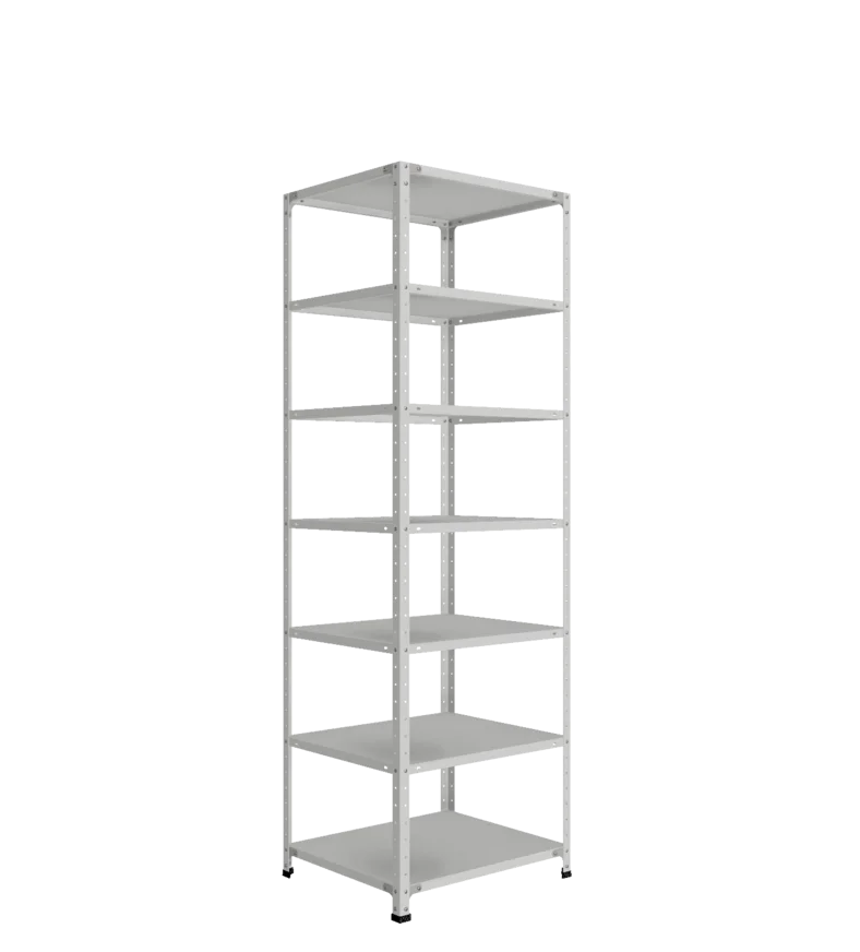 СТ-012 х 2200 х 700 х окрашен. х 600 х 7 полок х RAL 7038 х Без рёбер жёсткости