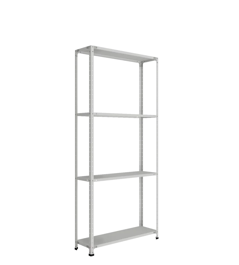 СТ-012 х 2200 х 1000 х окрашен. х 300 х 4 полки х RAL 7038 х Без рёбер жёсткости