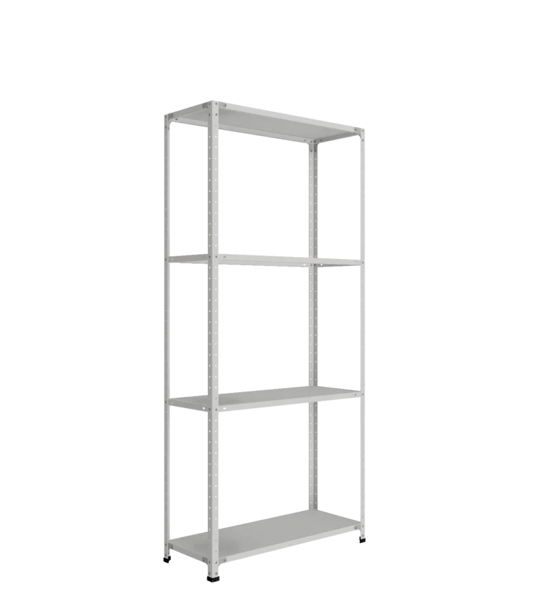 СТ-012 х 2200 х 1000 х окрашен. х 400 х 4 полки х RAL 7038 х Без рёбер жёсткости