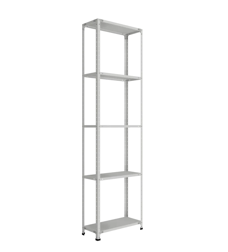 СТ-012 х 2500 х 700 х окрашен. х 300 х 5 полок х RAL 7038 х Без рёбер жёсткости