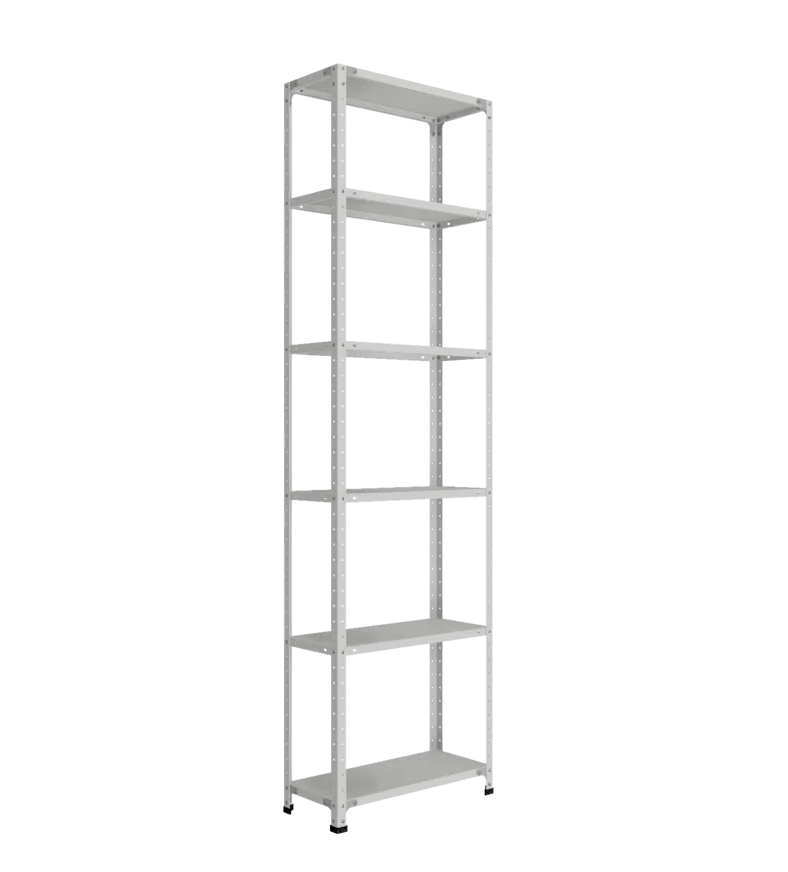 СТ-012 х 2500 х 700 х окрашен. х 300 х 6 полок х RAL 7038 х Без рёбер жёсткости