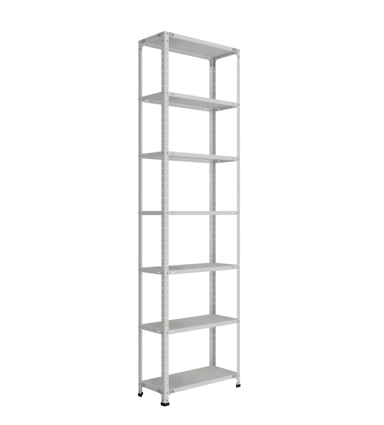 СТ-012 х 2500 х 700 х окрашен. х 7 полок х Цинк х 300 х Без рёбер жёсткости