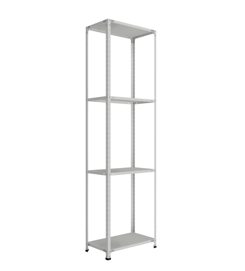 СТ-012 х 2500 х 700 х окрашен. х 400 х 4 полки х RAL 7038 х Без рёбер жёсткости