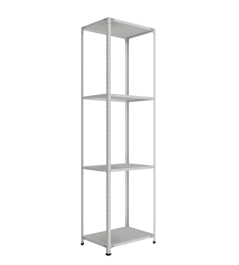 СТ-012 х 2500 х 700 х окрашен. х 500 х 4 полки х RAL 7038 х Без рёбер жёсткости