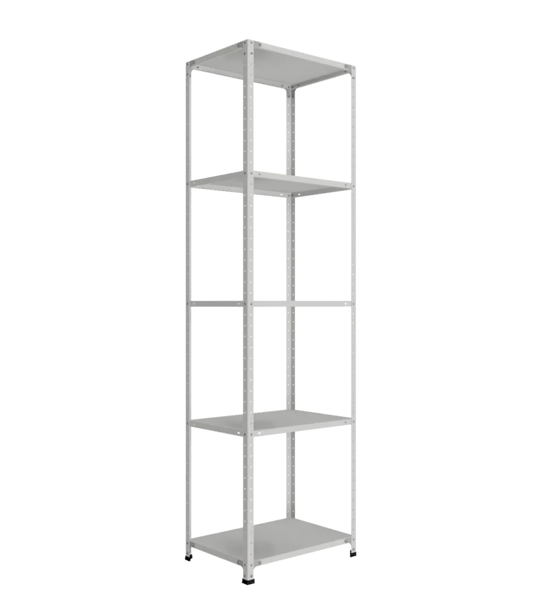 СТ-012 х 2500 х 700 х окрашен. х 500 х 5 полок х RAL 7038 х Без рёбер жёсткости