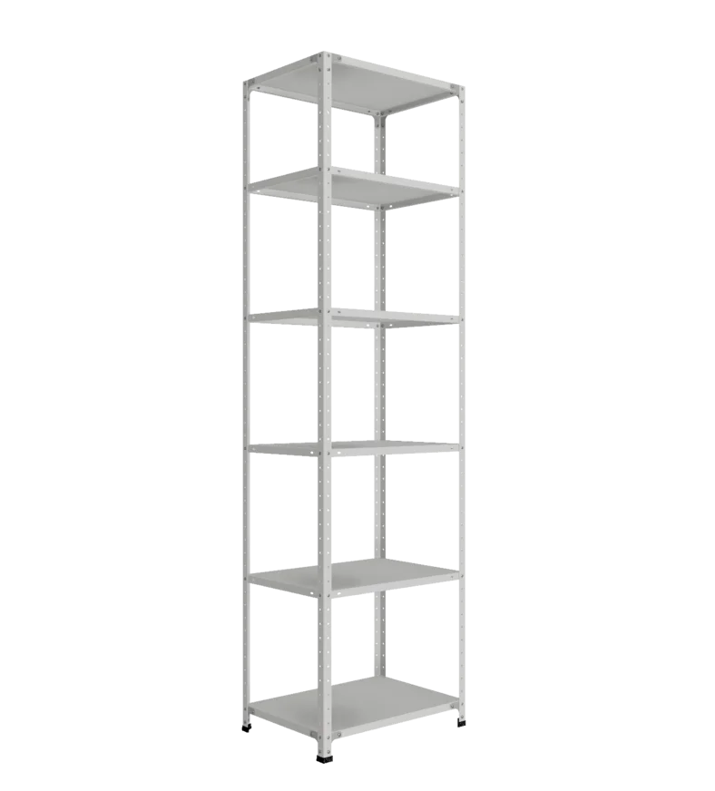 СТ-012 х 2500 х 700 х окрашен. х 500 х 6 полок х RAL 7038 х Без рёбер жёсткости