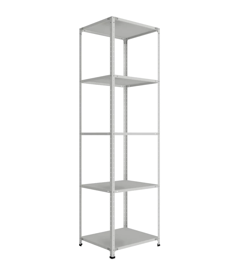 СТ-012 х 2500 х 700 х окрашен. х 600 х 5 полок х Цинк х Без рёбер жёсткости