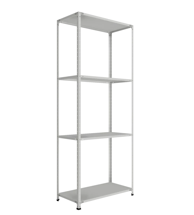 СТ-012 х 2500 х 1000 х окрашен. х 500 х 4 полки х Цинк х Два ребра жесткости на полку